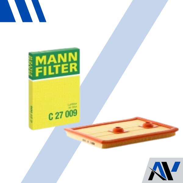 MANN-FILTER C 2748 Filtro Aria - Ricambio Auto, Dimensioni 268x168x29 Mm